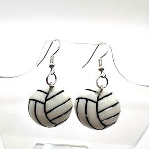 Volleyball Earrings - Volleyball Mom Accessories - Beach Earrings - Summer Earri